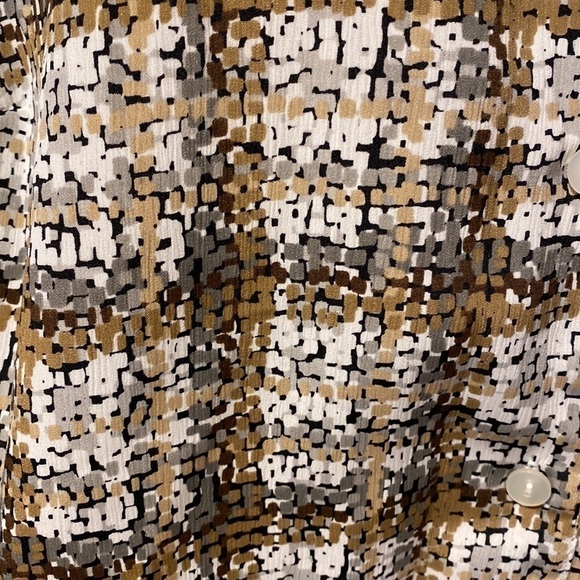 L Alfred Dunner casual button up long sleeve plus size shirt size 18W. EUC - Picture 2 of 4